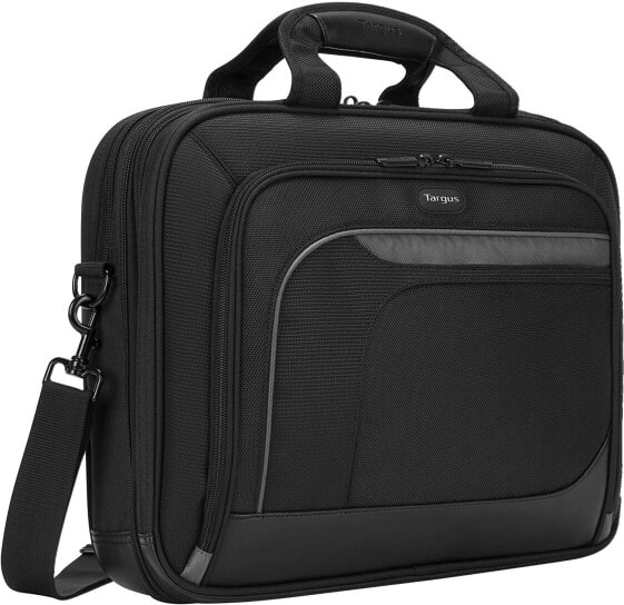 Чехол Targus Neoprene Sleeve с плечевым ремнем для ноутбука, Professional Business and Travel Laptop Black/Grey