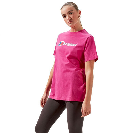 BERGHAUS Boyfriend Big Classic Logo short sleeve T-shirt