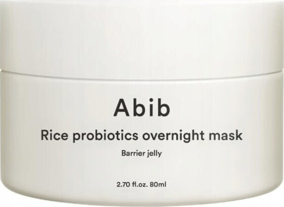 ABIB_Rice Probiotics Overnight Mask Barrier Jelly maska na noc do twarzy 80ml