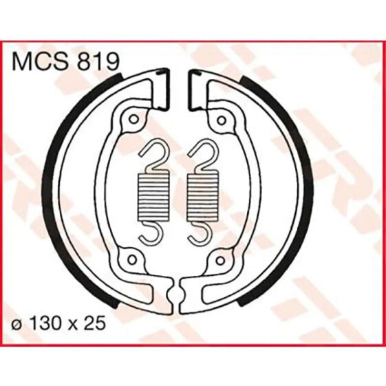 TRW Can Am DS 50 2X4 04 Rear Brake Shoe