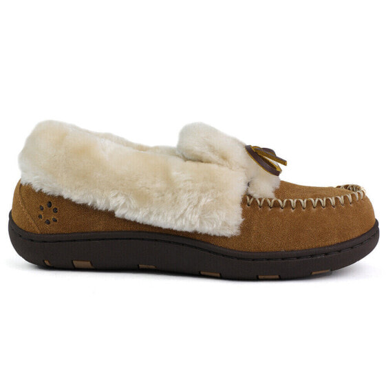 Тапочки женские Laurin Moccasin Tempur-Pedic Brown Casual Slippers TP6062-247