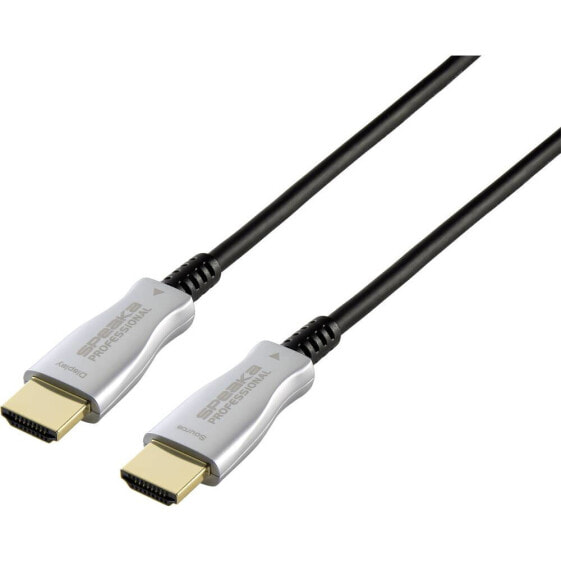 SpeaKa Professional SP-9019356 - 50 m - HDMI Type A (Standard) - HDMI Type A (Standard) - Black