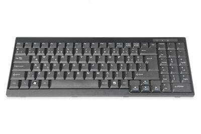 DIGITUS Keyboard Suitable for TFT Consoles, Turkish Layout