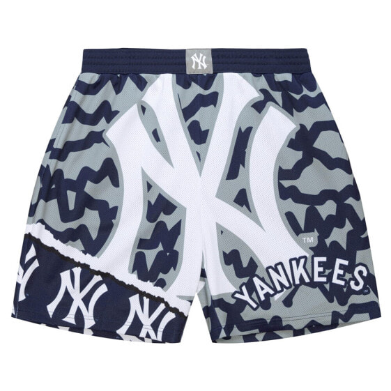 Mitchell & Ness Jumbotron 2.0 Sublimated Shorts Mens Grey Casual Athletic Bottom