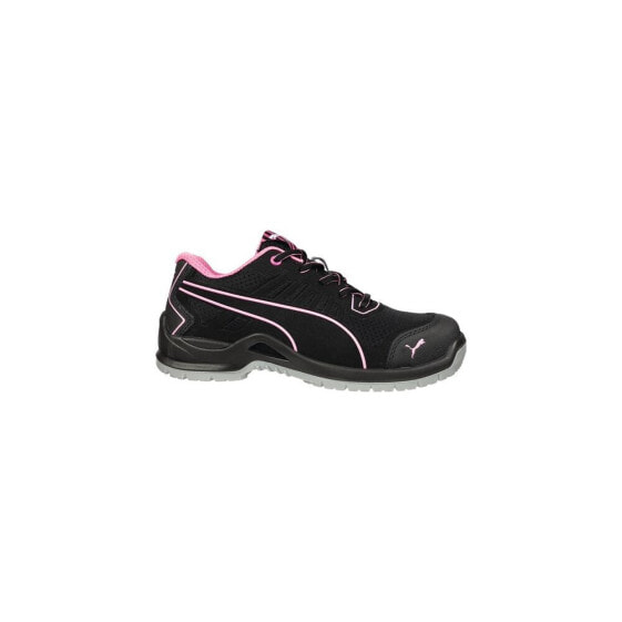 Puma Damensicherheitsschuh Fuse TC Pink Wns Low Größe 36 schwarz/pink S1P SRC ESD EN ISO 20345 Mikrofaser/Mesh