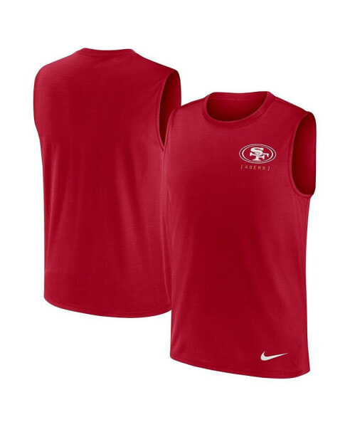 Men's Scarlet San Francisco 49ers Muscle Tank Top