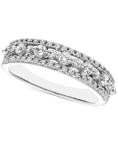 Кольцо Macy's Diamond Triple Row Band