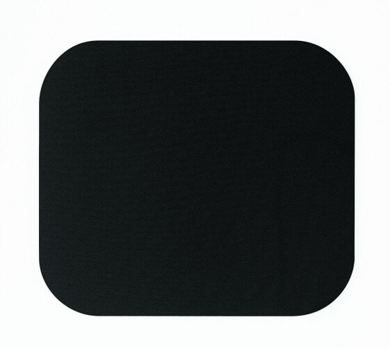 Fellowes Premium Mousepad - Black - Black - Monochromatic - Polyester - Rubber