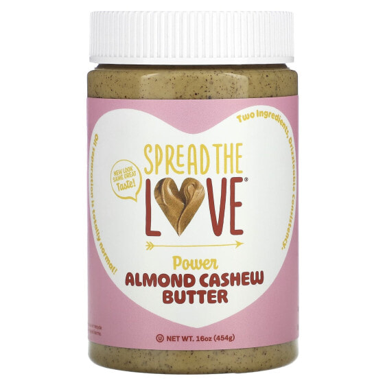 Power Butter, Almond Cashew, 16 oz (454 g)