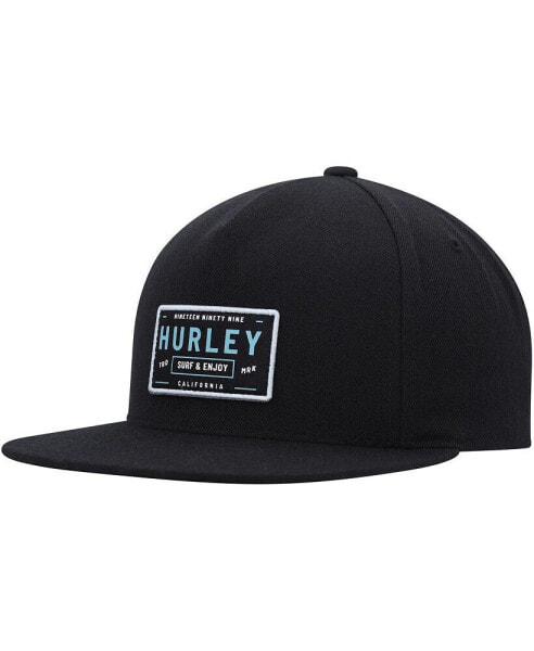 Бейсболка Hurley мужская черная Bixby Snapback