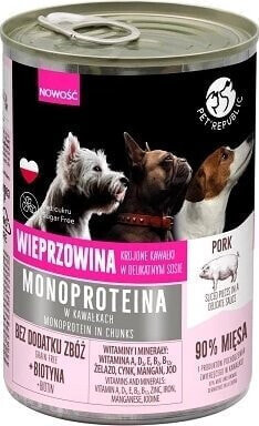 Pet Republic Pet Republic Monoproteinowa Karma Dla Psa Wieprz 400g