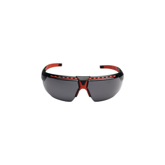 Honeywell Schutzbrille Avatar EN 166 Bügel schwarz/rot, Hydro-Shield grau