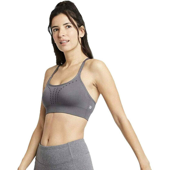 Women's Low Support Laser Cut Seamless Bra - All in Motion Gray S