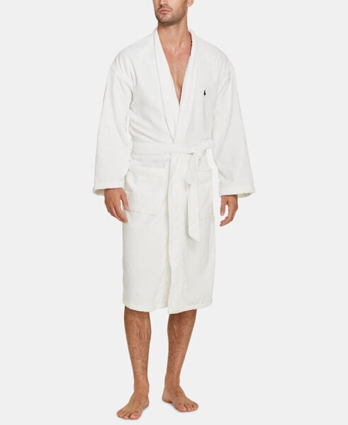 Men's Big & Tall Shawl Cotton Robe