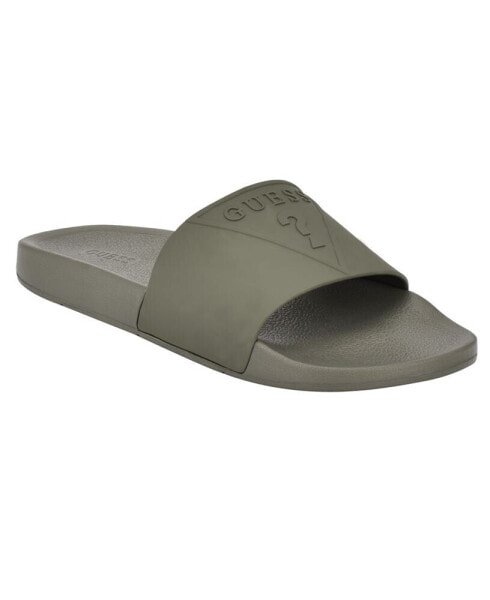 Men's Estol Triangle Logo Branded Pool Slides