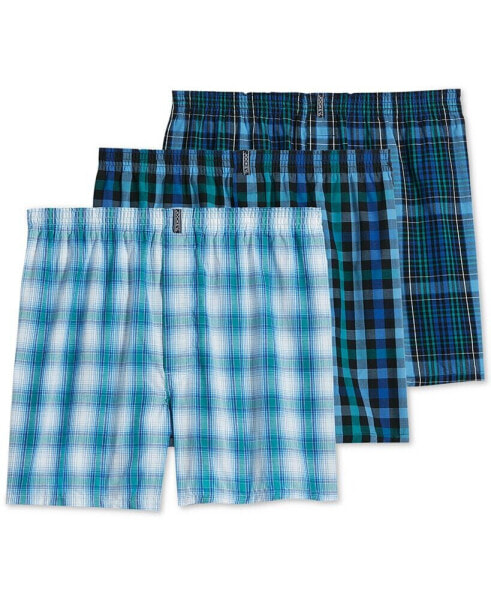 Men's 3-Pk. Woven Boxers