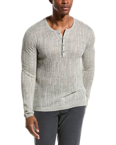 Куртка John Varvatos William Slim Fit Linen-Blend Henley