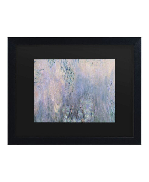 Claude Monet Water Lilies 1914-22 Matted Framed Art - 15" x 20"