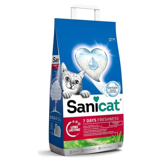 SANICAT Seven Days Aloe Vera 4L cat sand