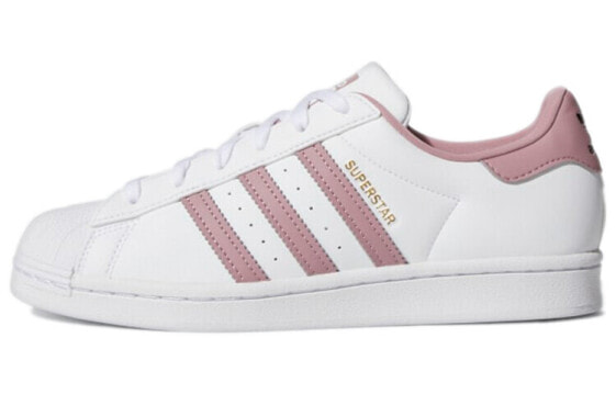 Кеды женские adidas Originals Superstar бело-фиолетовые