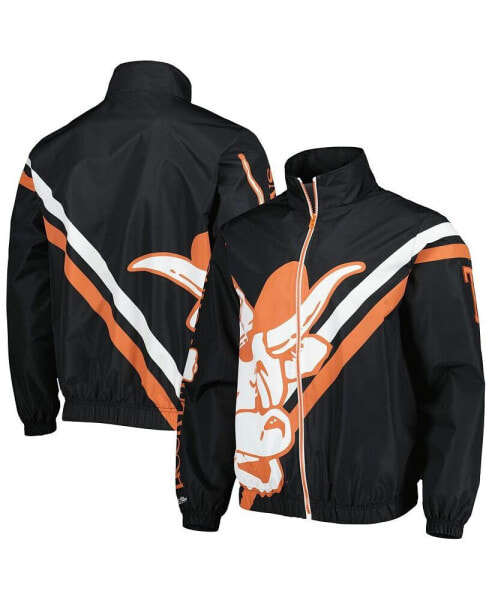 Куртка Mitchell & Ness мужская черного цвета с логотипом Texas Longhorns