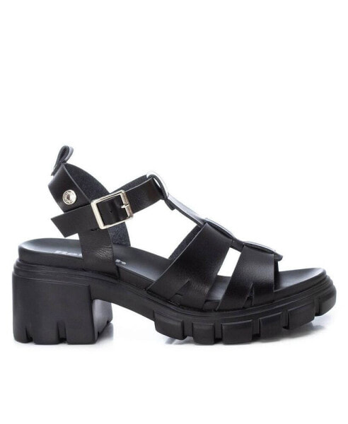 Women's Combat Sandals By Black