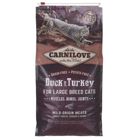 CARNILOVE Large Breed Duck And Turkey 6kg Cat Food