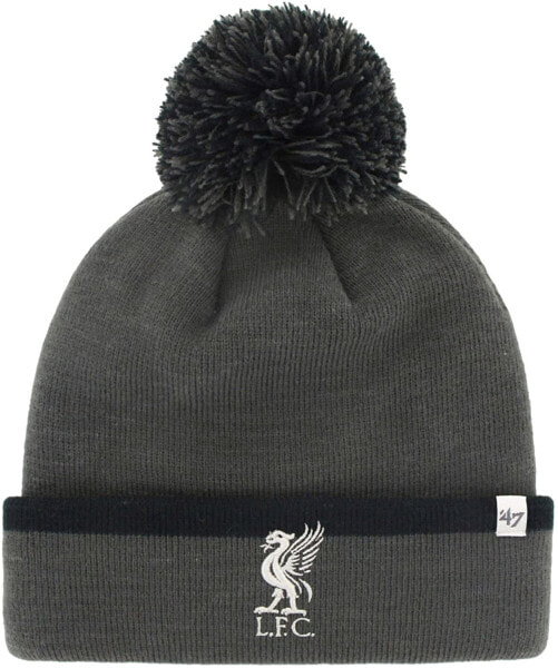 '47 Brand Knit Beanie Winter Hat - FC Liverpool Charcoal, charcoal