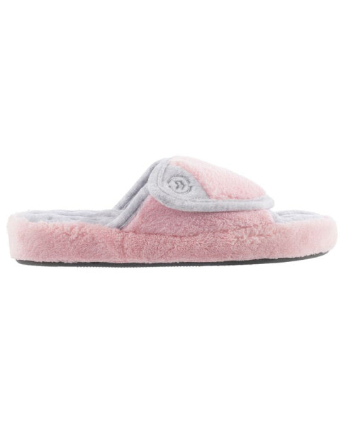 Isotoner Women's Microterry Pillowstep Slide Slipper, Online Only