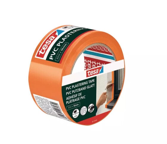 Tesa 55487-00000-01 - General purpose masking tape - PVC - Orange - Ceramic - Foam - Glass - Metal - Plastic - Rubber - Wood - Universal - 60 °C