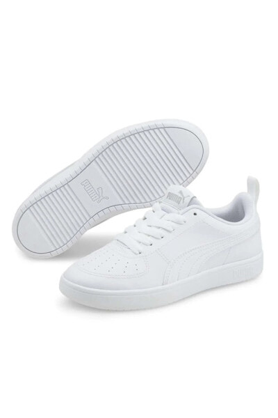 Unisex Sneaker - Puma Rickie Jr Puma White-Puma White-Gla - 38431101