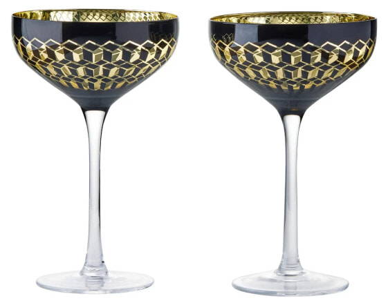 Бокалы и стаканы ARTLAND Набор из 2 чашек Cubic Champagner