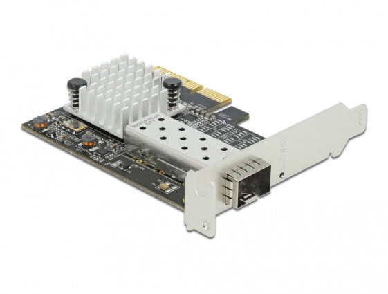 Delock PCI Express x4 Card to 1 x SFP+ slot 10 Gigabit LAN - PCIe - PCIe,SFP+ - Low-profile - PCIe 3.0 - Stainless steel - PC