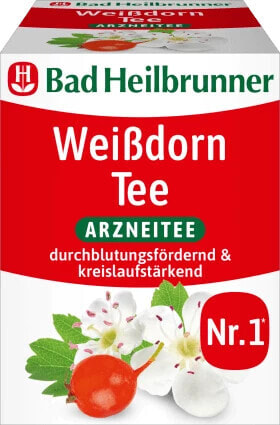 Arzneitee, Weißdorn Tee (8 Beutel), 16 g