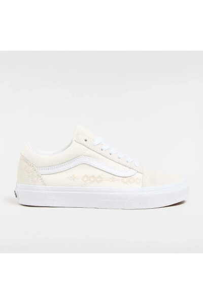 Old Skool Marshmallow Işlemeli Krem Sneaker