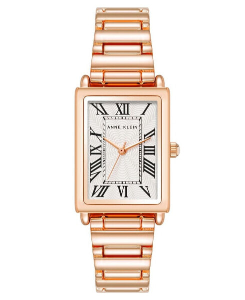 Women's Quartz Rose Gold-Tone Alloy Bracelet Watch, 21mm