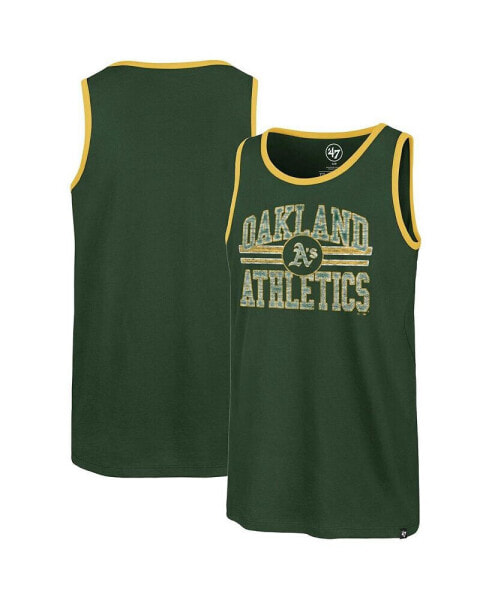 Men's Green Oakland Athletics Winger Franklin Tank Top