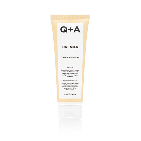 Q + A Creamy cleanser with oat milk, 125 ml