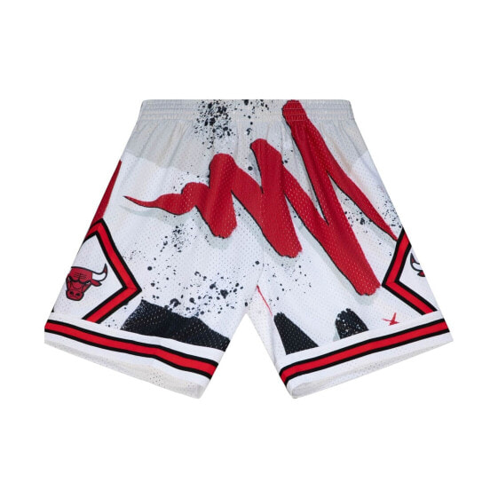 Mens Mitchell & Ness NBA HYPER HOOPS SWINGMAN SHORTS - CHICAGO BULLS 1997