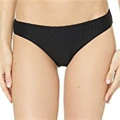 Seafolly Women's 176453 Hipster Black Bikini Bottom Swimwear Black Size 6
