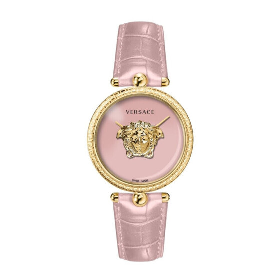 Versace Damen Armbanduhr PALAZZO perlrosa, gold 39 mm VECO02522