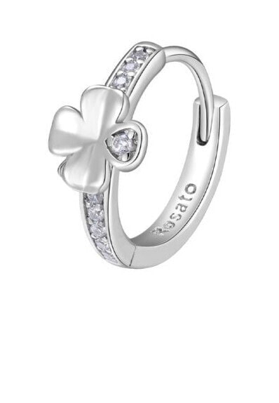 Silver single earrings Four-leaf clover Storie RZO059R