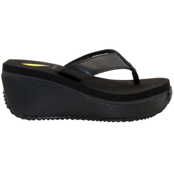Volatile Frappachino Platform Womens Black Casual Sandals PV103-001
