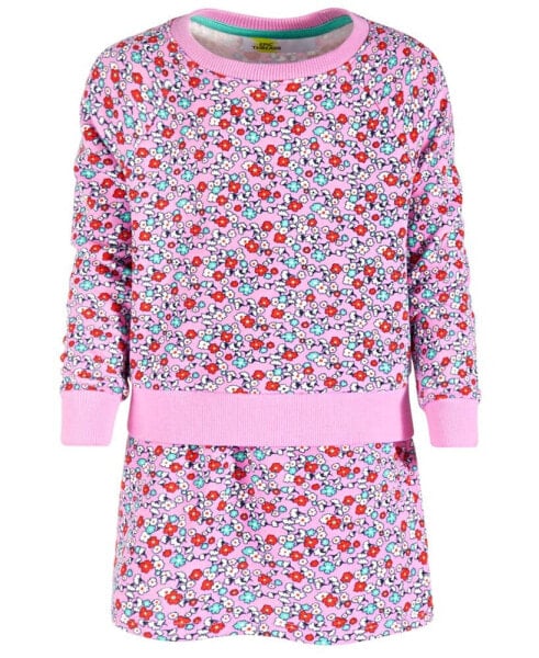 Toddler Girls Ditsy Florals Top & Skirt, 2 Piece Set, Created for Macy's