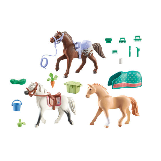Детский игровой набор Playmobil 71356 Лошади у водопада 28 Предметов