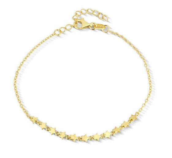 Gold-plated star bracelet SVLB0704S75GO18