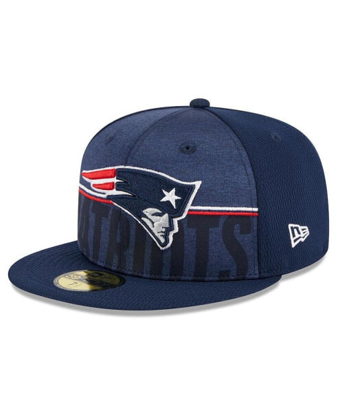 Men's Navy New England Patriots 2023 NFL Training Camp 59FIFTY Fitted Hat