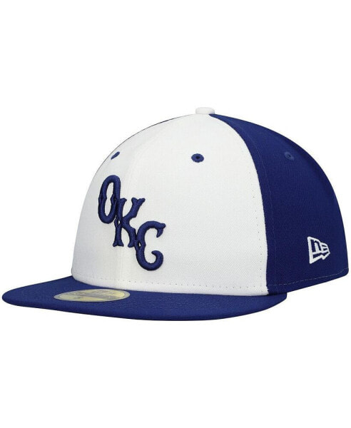 Men's White Oklahoma City Dodgers Authentic Collection Team Alternate 59FIFTY Fitted Hat