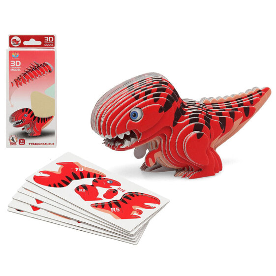 3D-пазл Shico Dino 18 х 8 см Красный