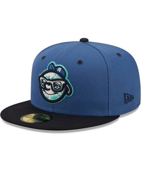 Men's Royal Asheville Tourists Authentic Collection 59FIFTY Fitted Hat
